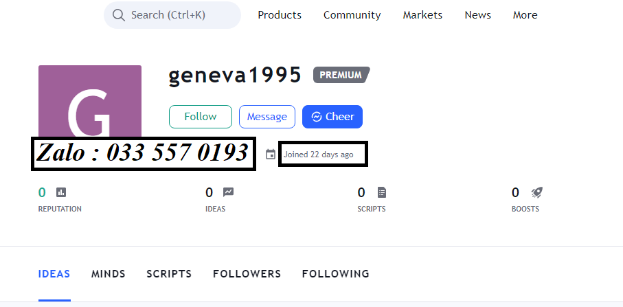 Bảo Hành Tài Khoản Tradingview 11 01
