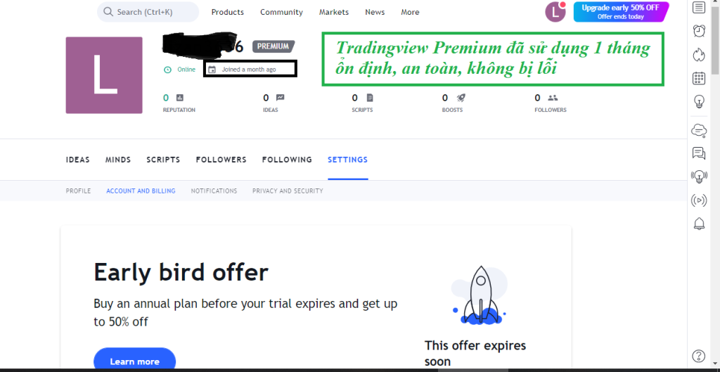 Bảo Hành Tài Khoản Tradingview 10 tradingview premium gia re 118